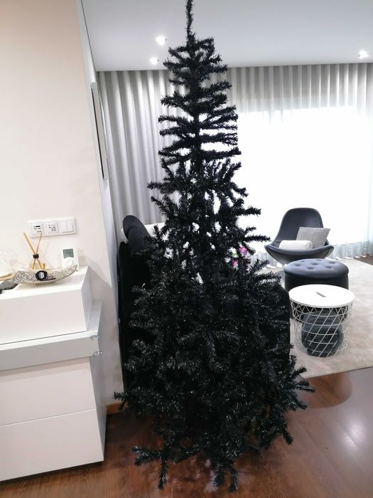 Arvore Natal 2,10M, preta.