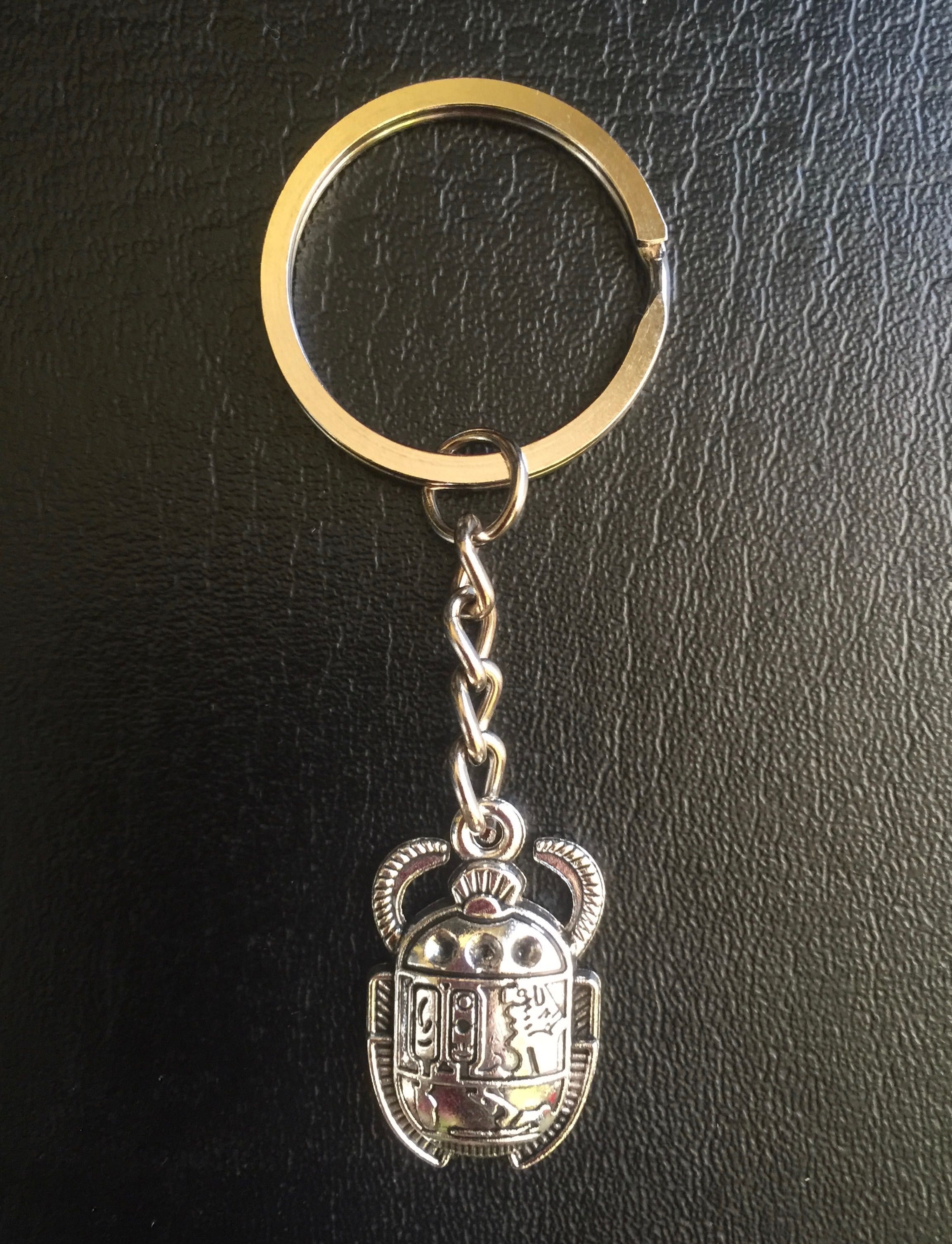 Egipt skarabeusz amulet brelok do kluczy