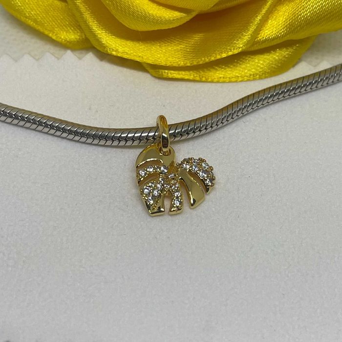 Charms do bransoletki Liść