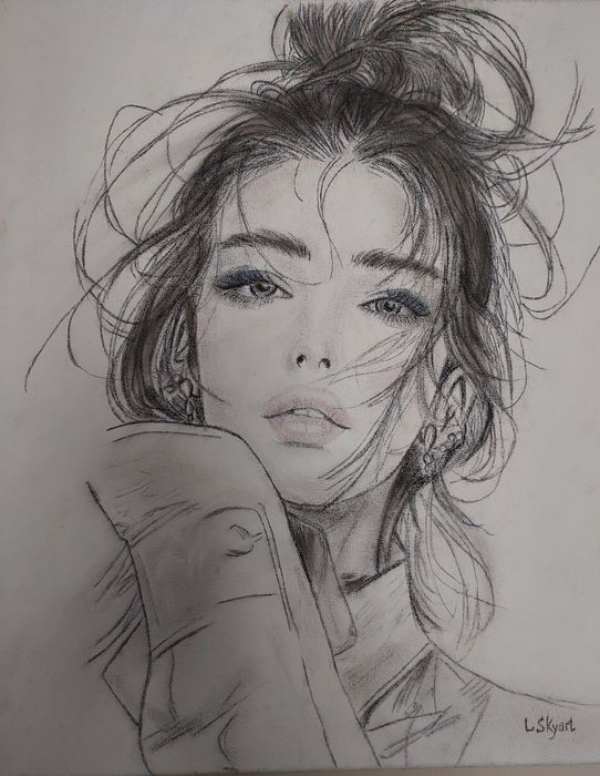 Портрет, картина, авторська, з підписом 50×60