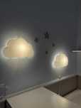 2 lampy ścienne IKEA UPPLYST – chmurki LED