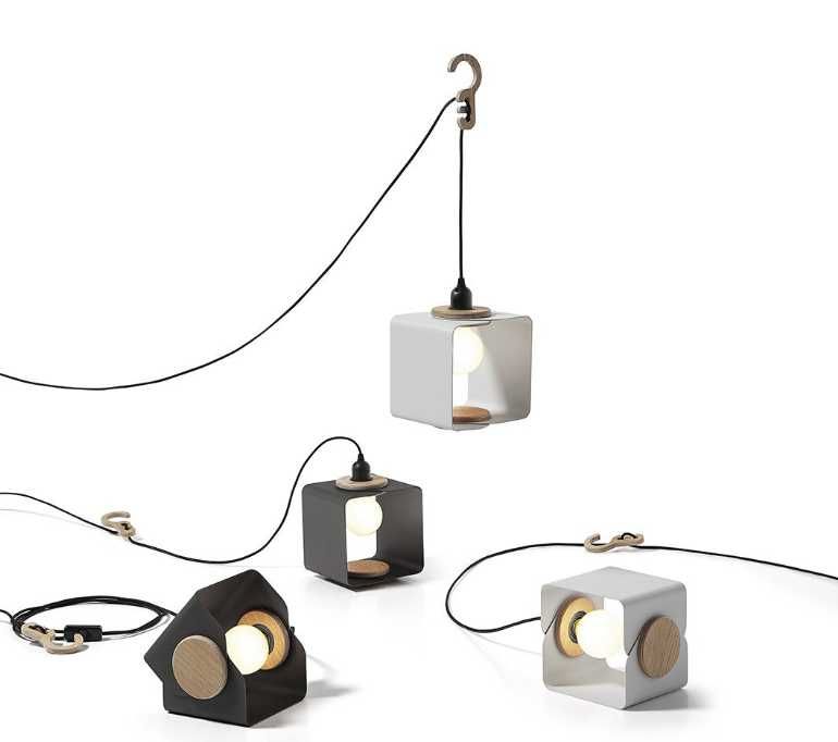 Lampa polskiej marki designerskiej Tabanda - model Lampania (RAL9018)
