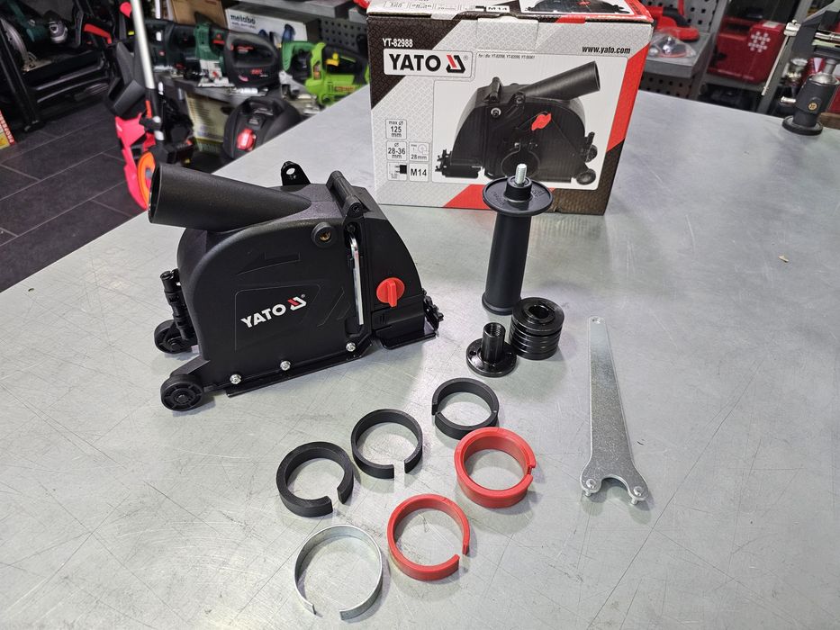 Насадка Кожух Штроборез для Болгарки  YATO +Пылеудаление