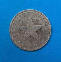 Kuba 40 centavo rok 1915, dobry stan, srebro 0,900