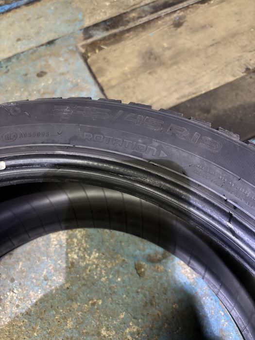 Зимова шина 245/45/19 nokian hakkapelita r3