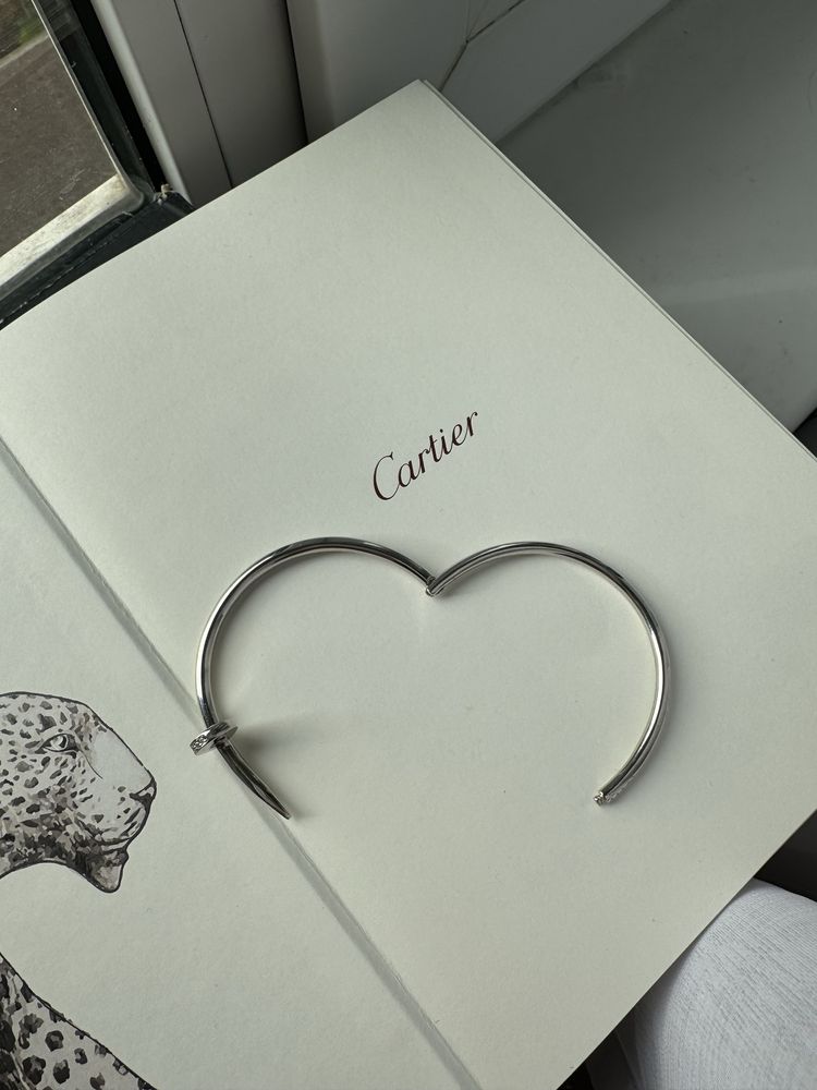 Браслет в стиле Cartier картье серебро 925 новый