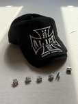 Alice Hollywood Double Layer Black Cap