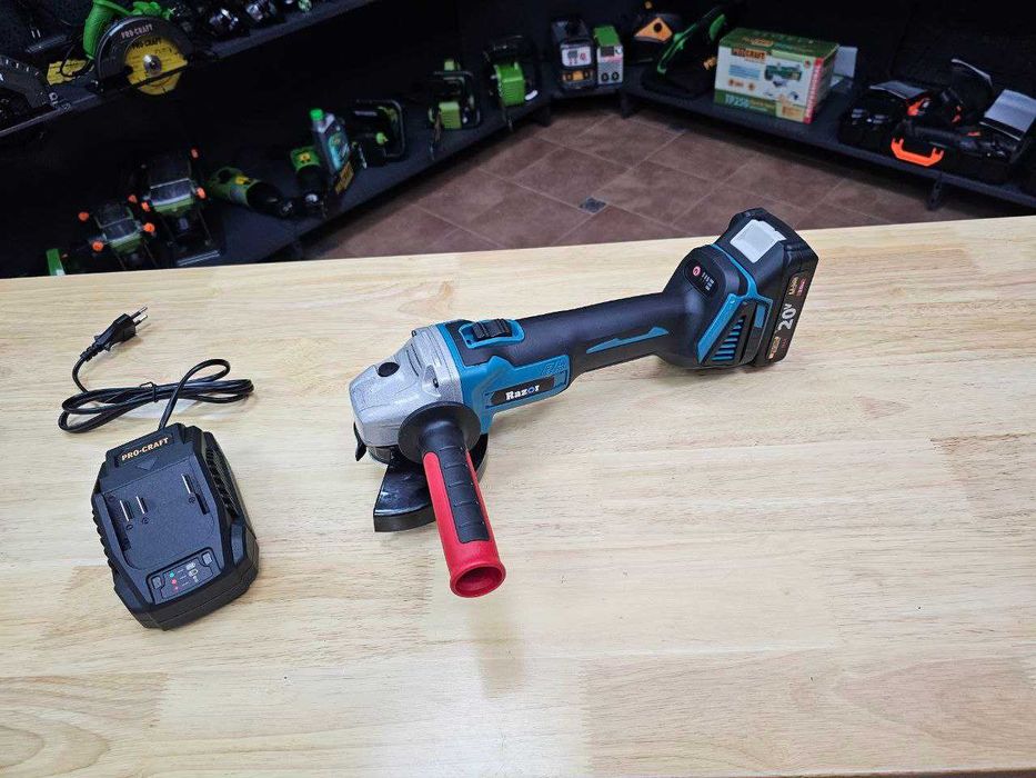 Болгарка Акумуляторна Razor DBL-24 (Makita ProCraft) 9500 об.+Регулюв.