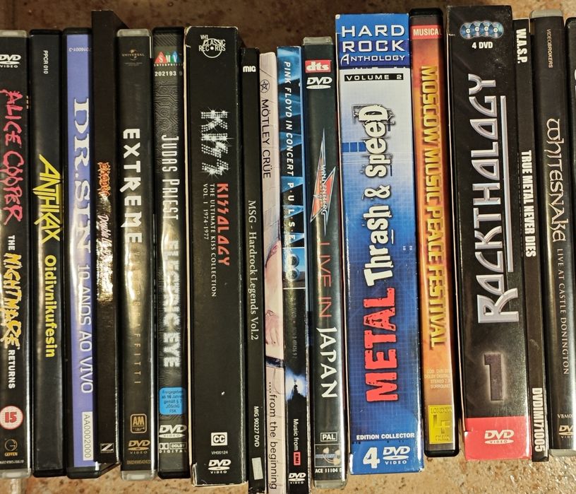 DVDs música Heavy Thrash Hard Rock