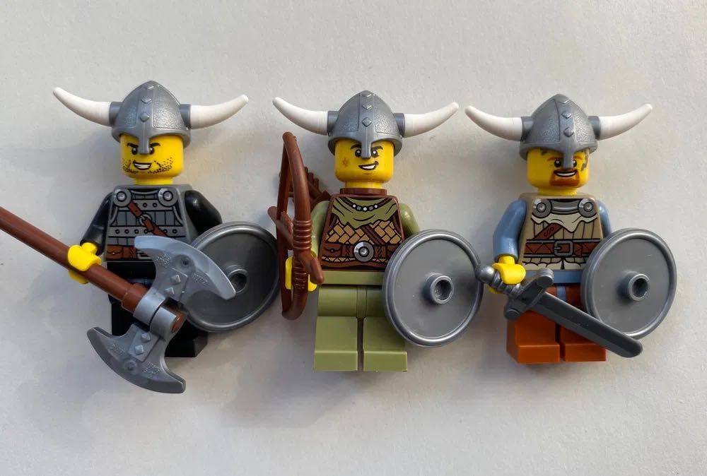 Lego 21343 - zestaw trzech vikingów - viking - nowe