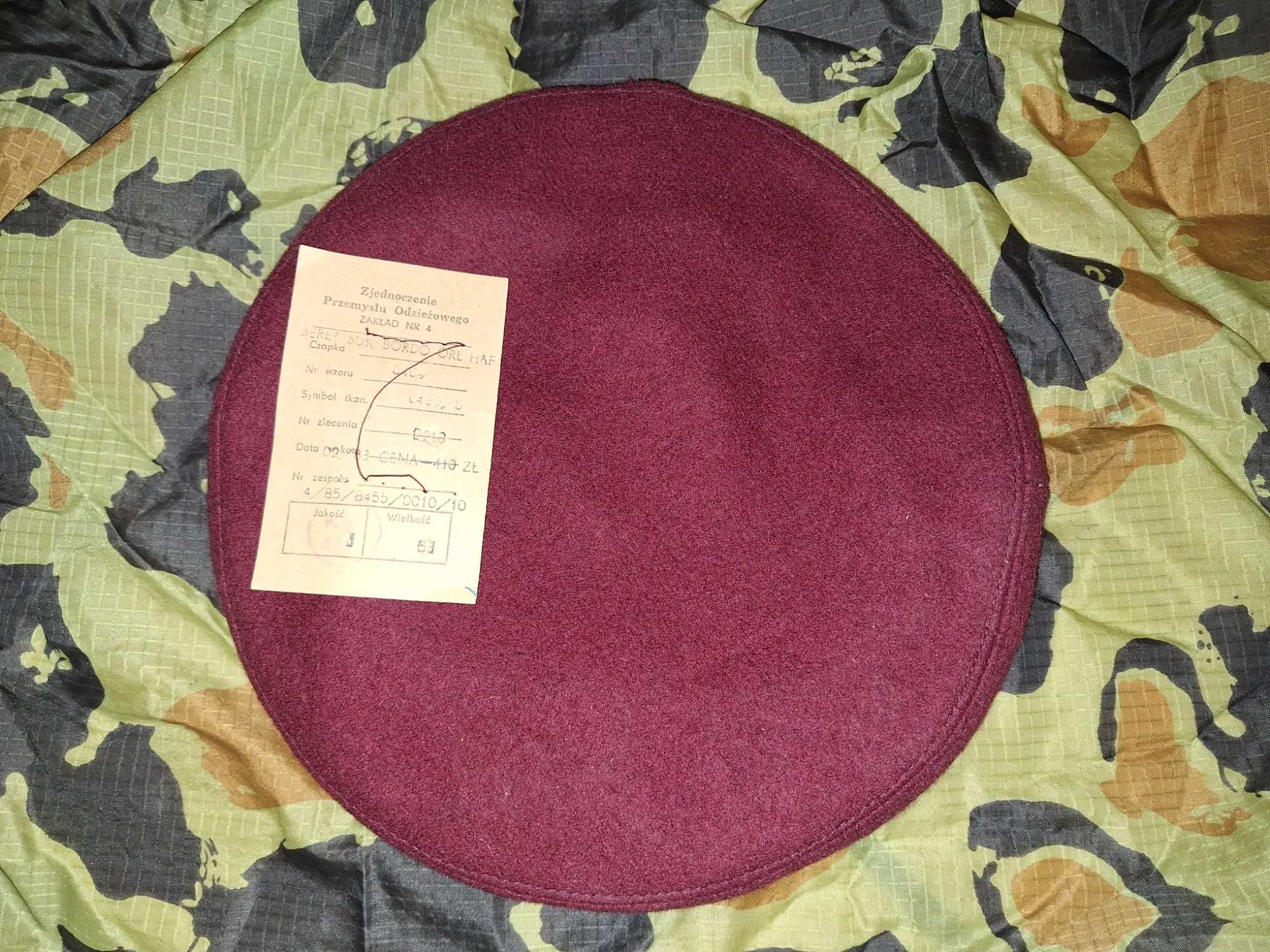 Beret Oficerski wojsk powietrznodesantowych 6PDPD LWP Desant