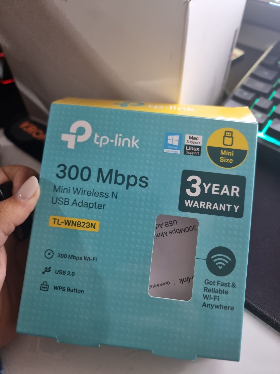 Adaptador wifi novo