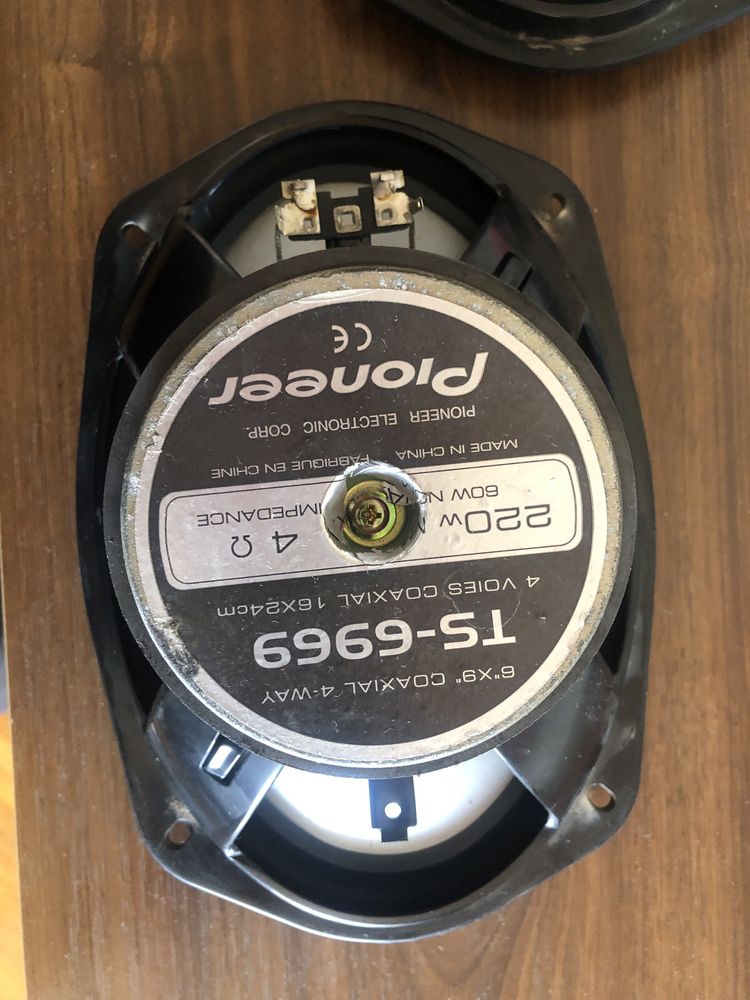 Pioneer ts6969 овали акустика в авто колонки