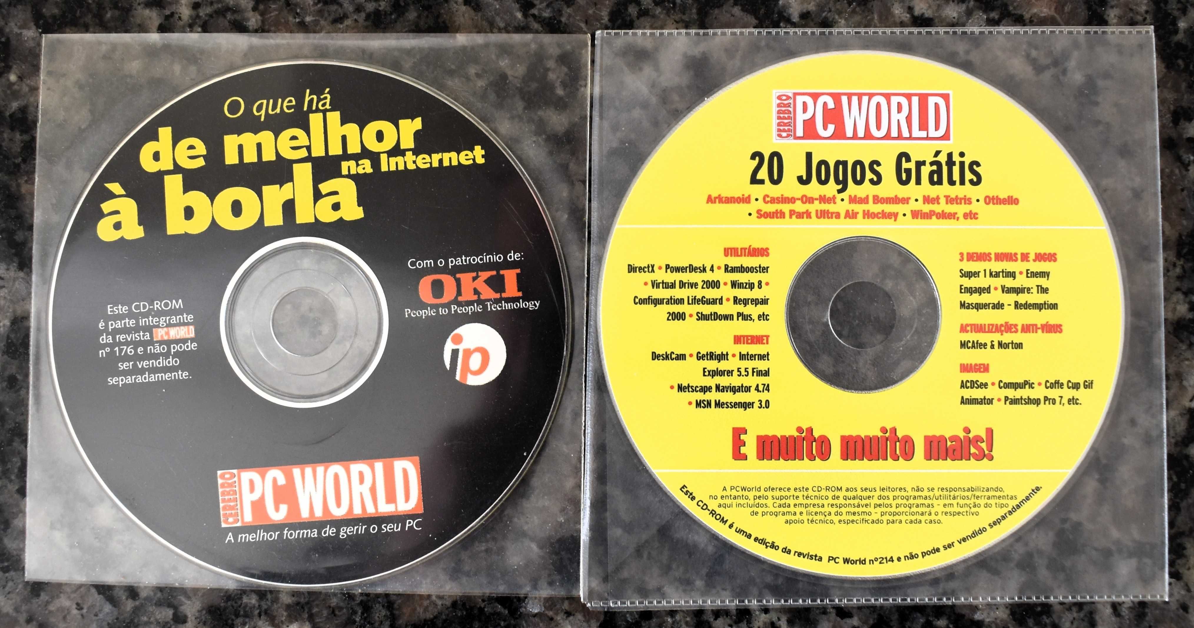 Lote 9 CD-ROM' s da revista PC WORLD