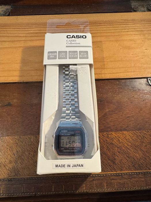 Casio A159WA-N1JH (Made in Japan) — NOVO/selado