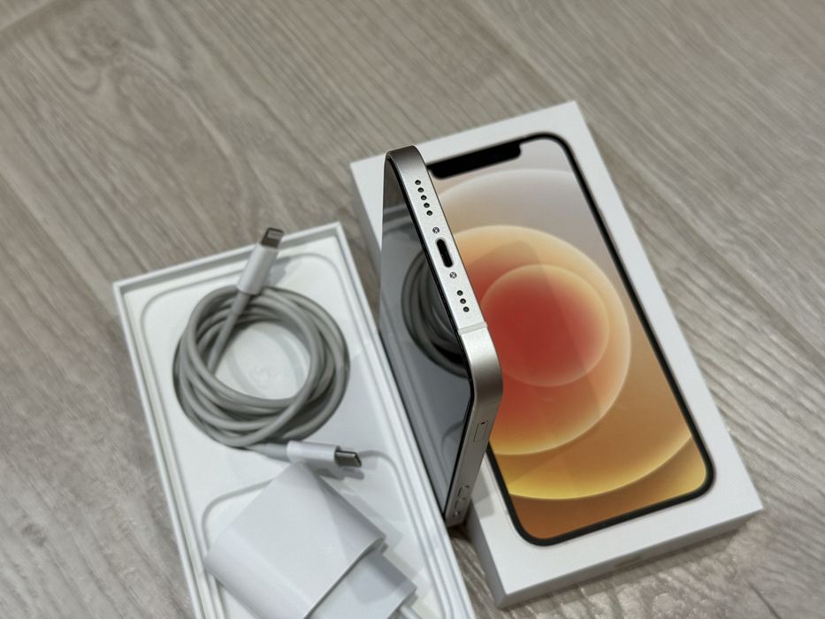 Ідеальний iPhone 12 White 128gb Neverlock! Повний комплект! Новий!
