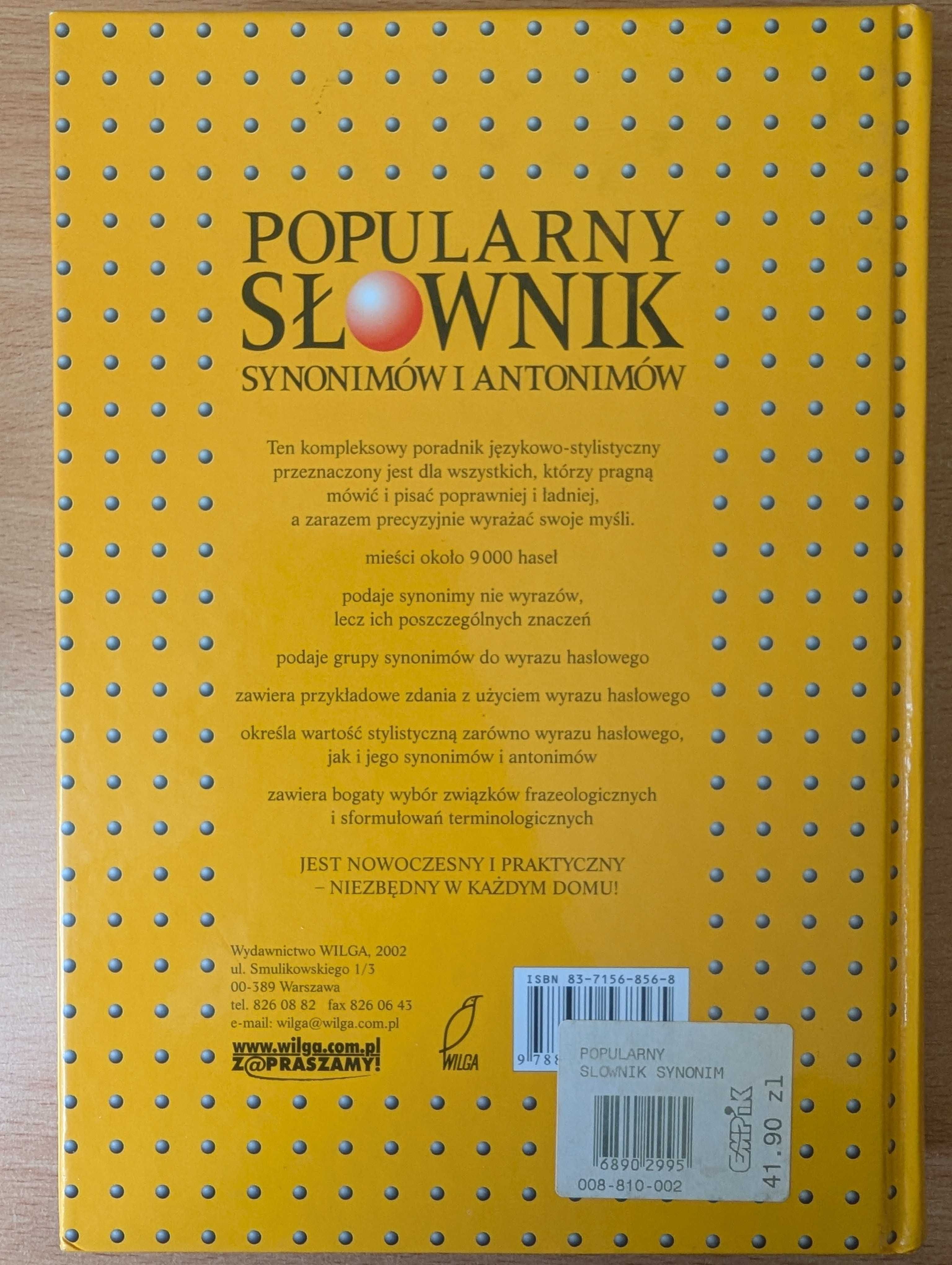 "Popularny słownik synonimów i antonimów" Grzegorz Dąbkowski