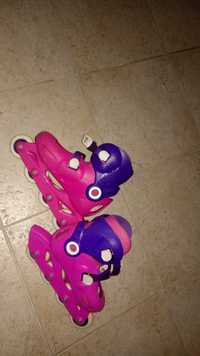 Patins em linha menina 28-30