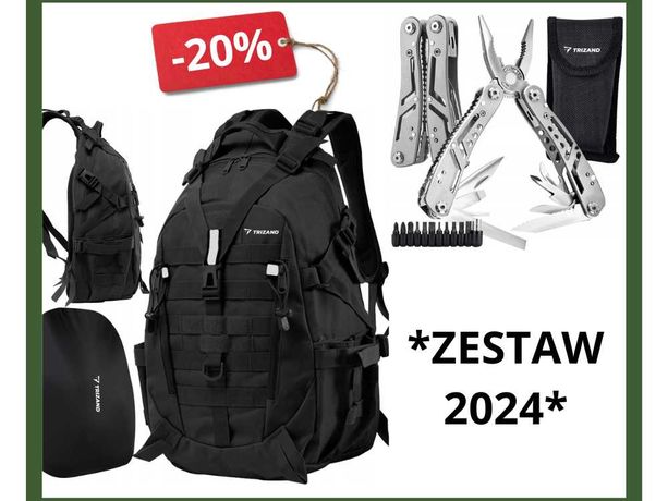 ZESTAW PROFESJONALNY Plecak Turystyczny Trekkingowy 25L GRATIS *HIT*