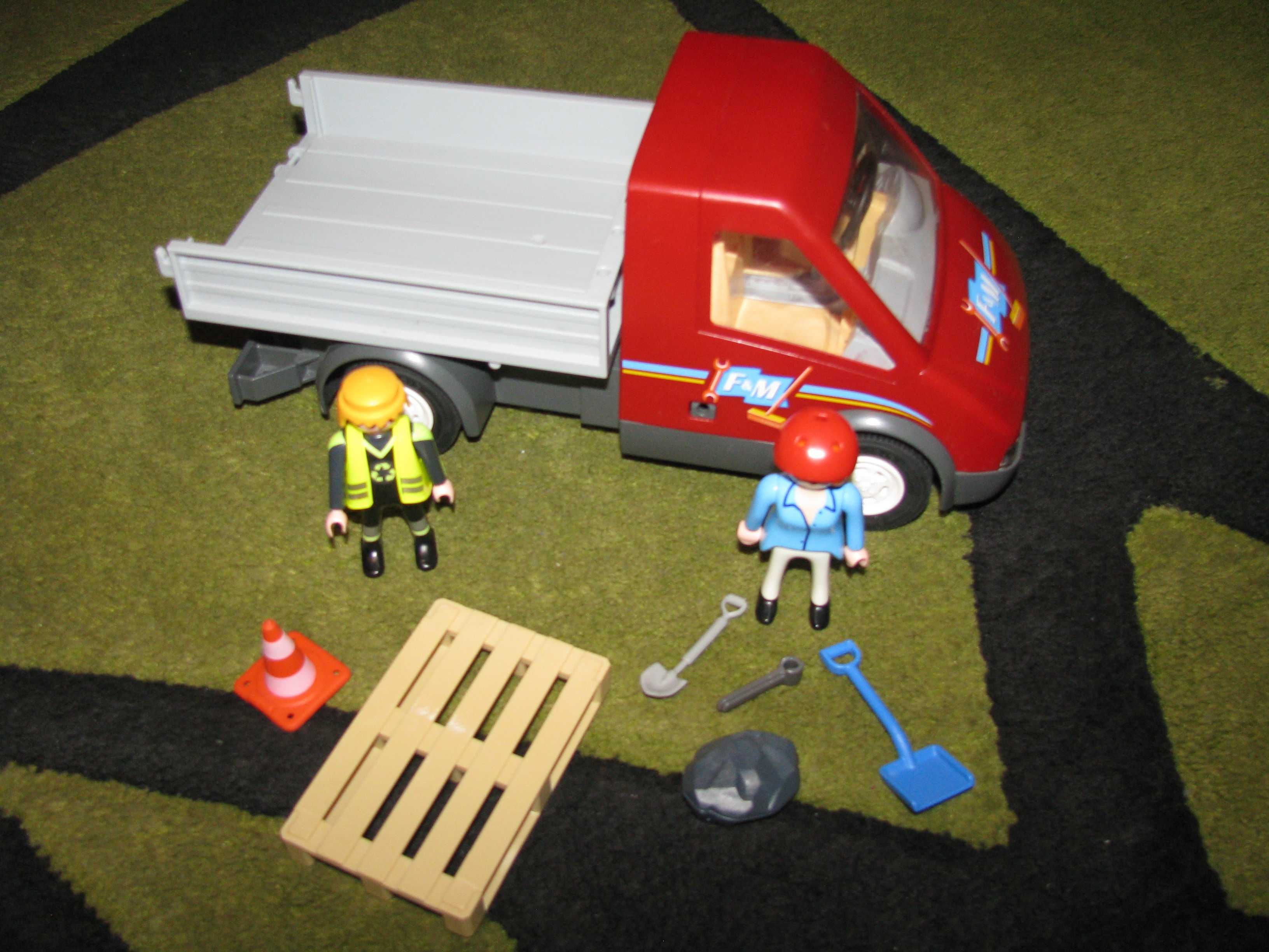 Auto playmobil roboty drogowe