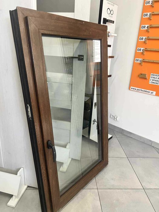 Okno PCV Pasywne energooszczędne orzech 3 - szybowe