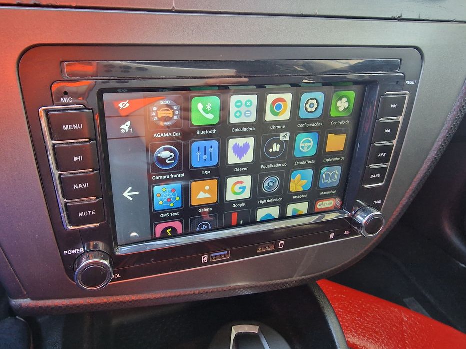 Rádio Android Seat Leon 1p - 2005 a 2012