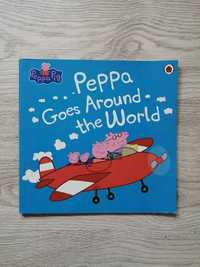 Peppa Goes Around the World książka w języku angielskim