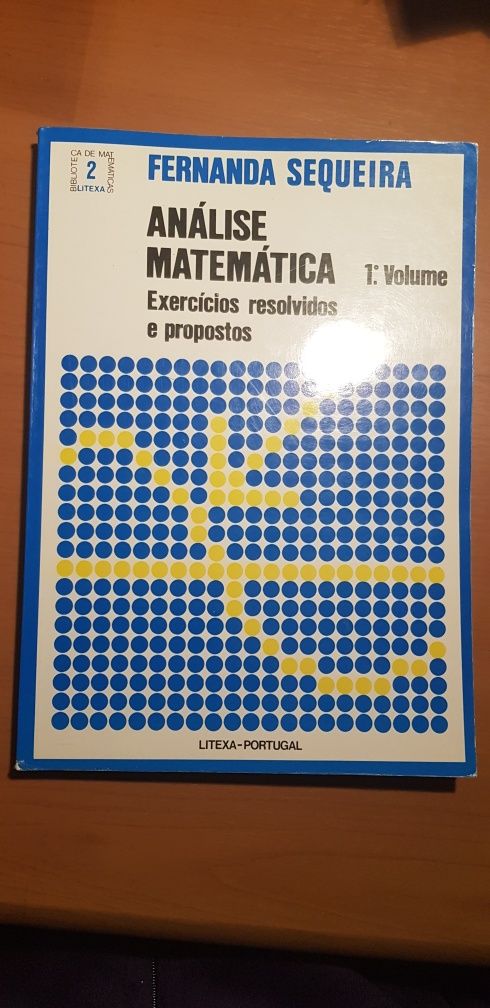 Livros de análise matemática, exercícios propostos e resolvidos