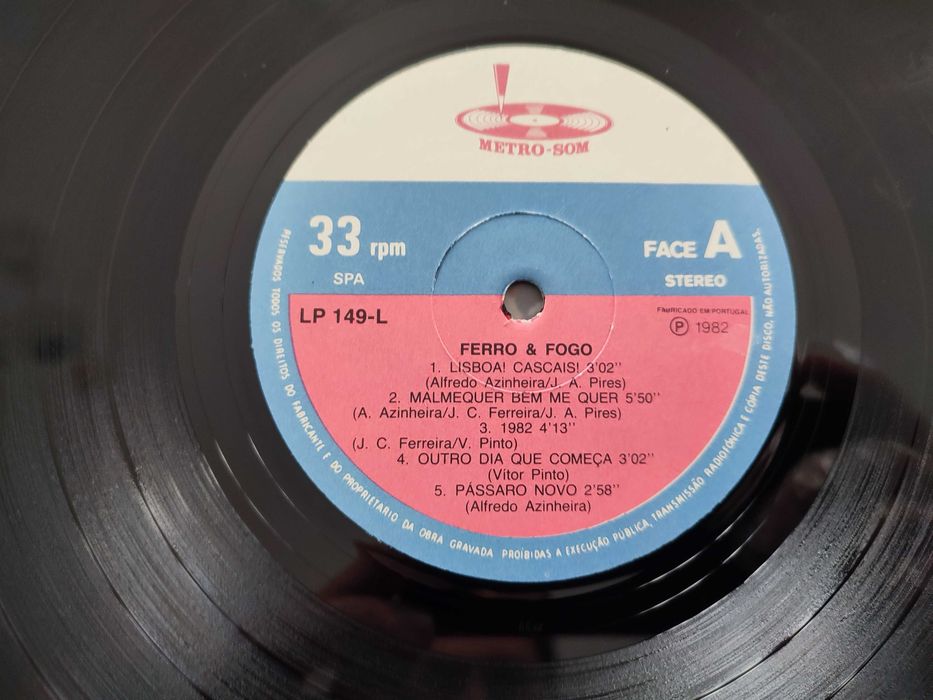 Ferro & Fogo  Vidas 1º Press PT Vinyl