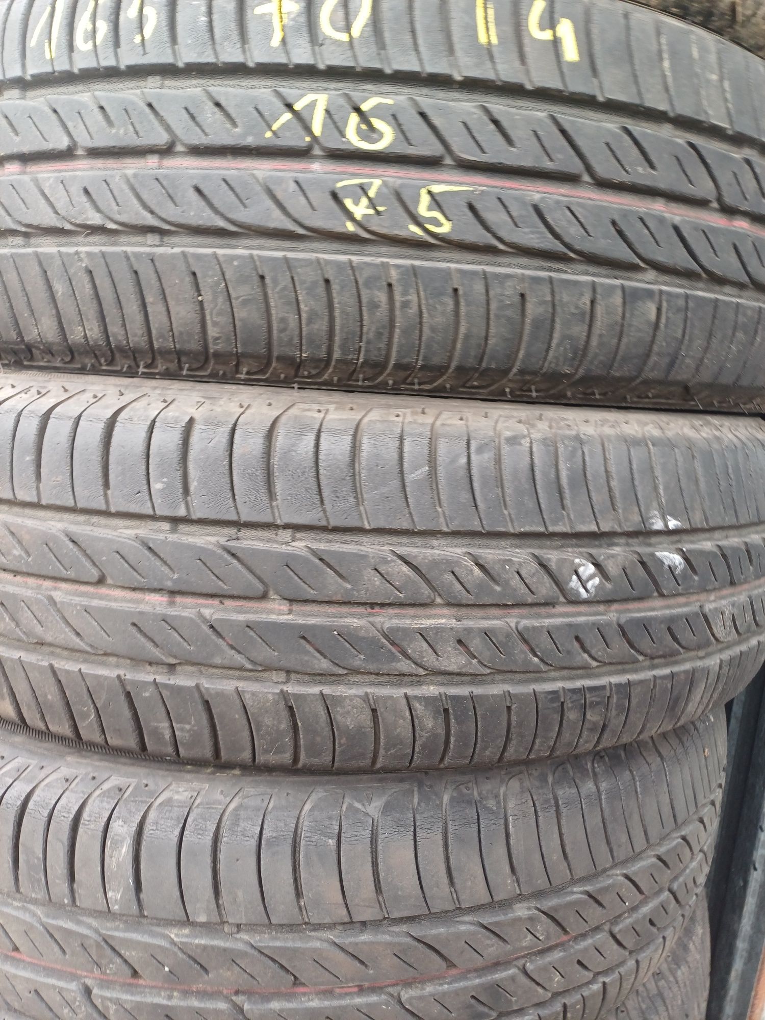 4 opony letnie 165/70r14 Firestone 6mm