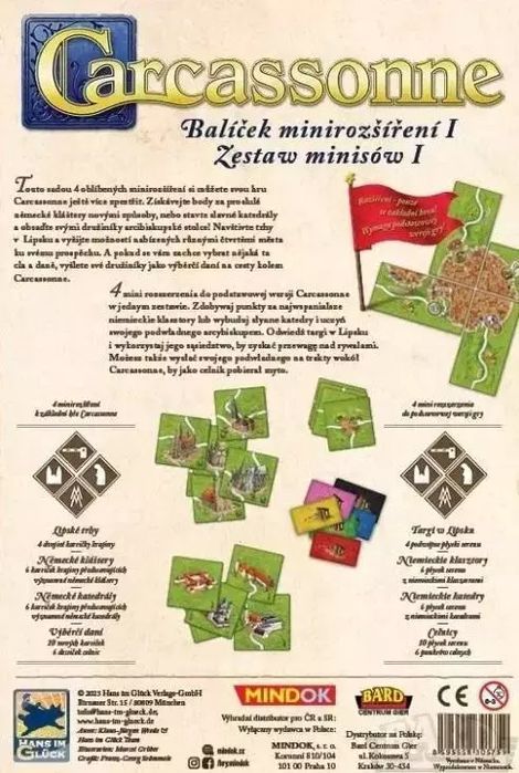 Carcassonne - Zestaw rozszerzeń. Bard Centrum Gier