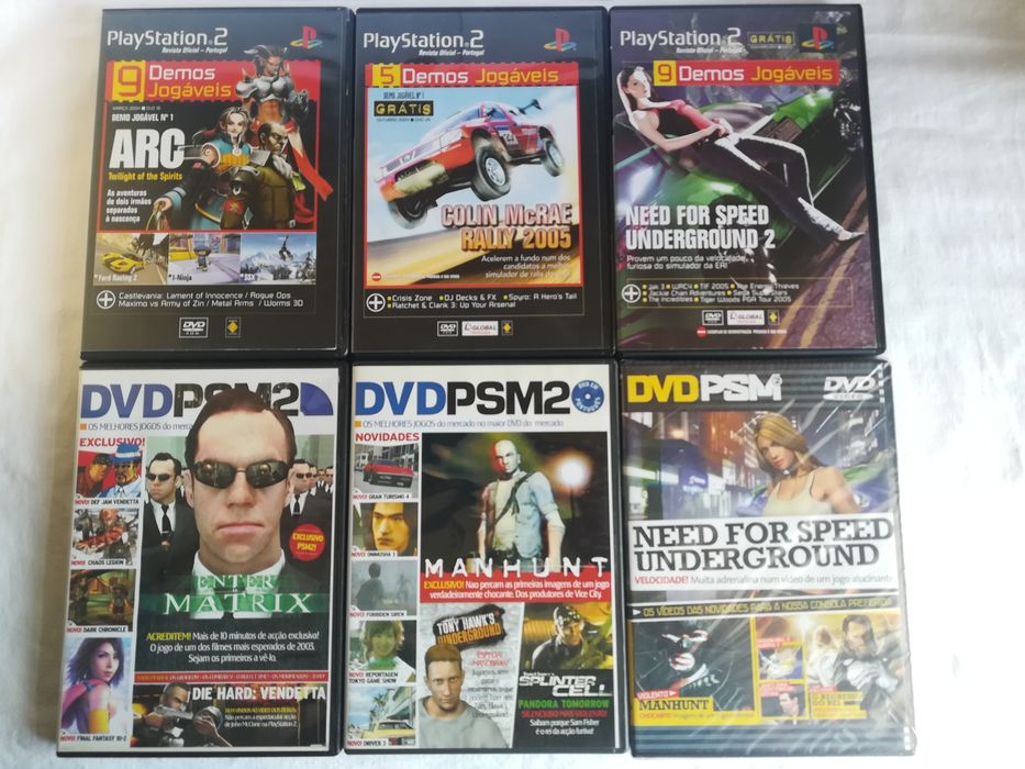 17 Demos, Revistas PSM2, PS2/PlayStation 2