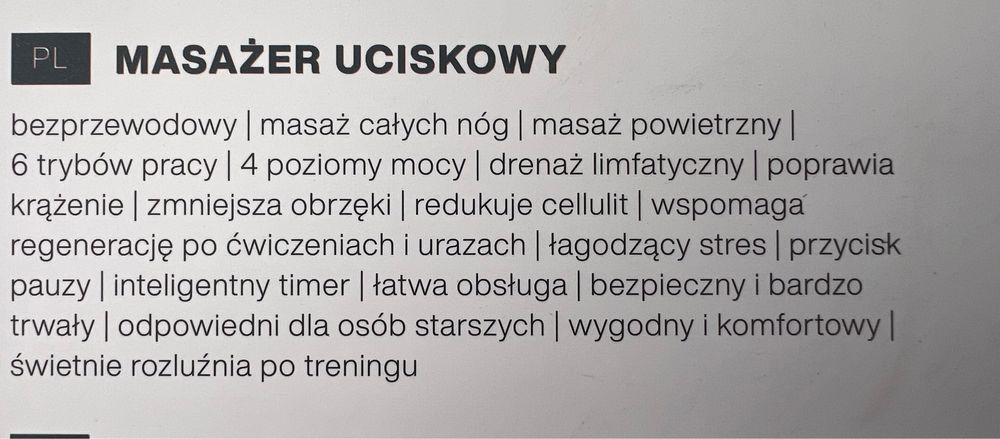 Masazer Uciskowy Medivon Presure