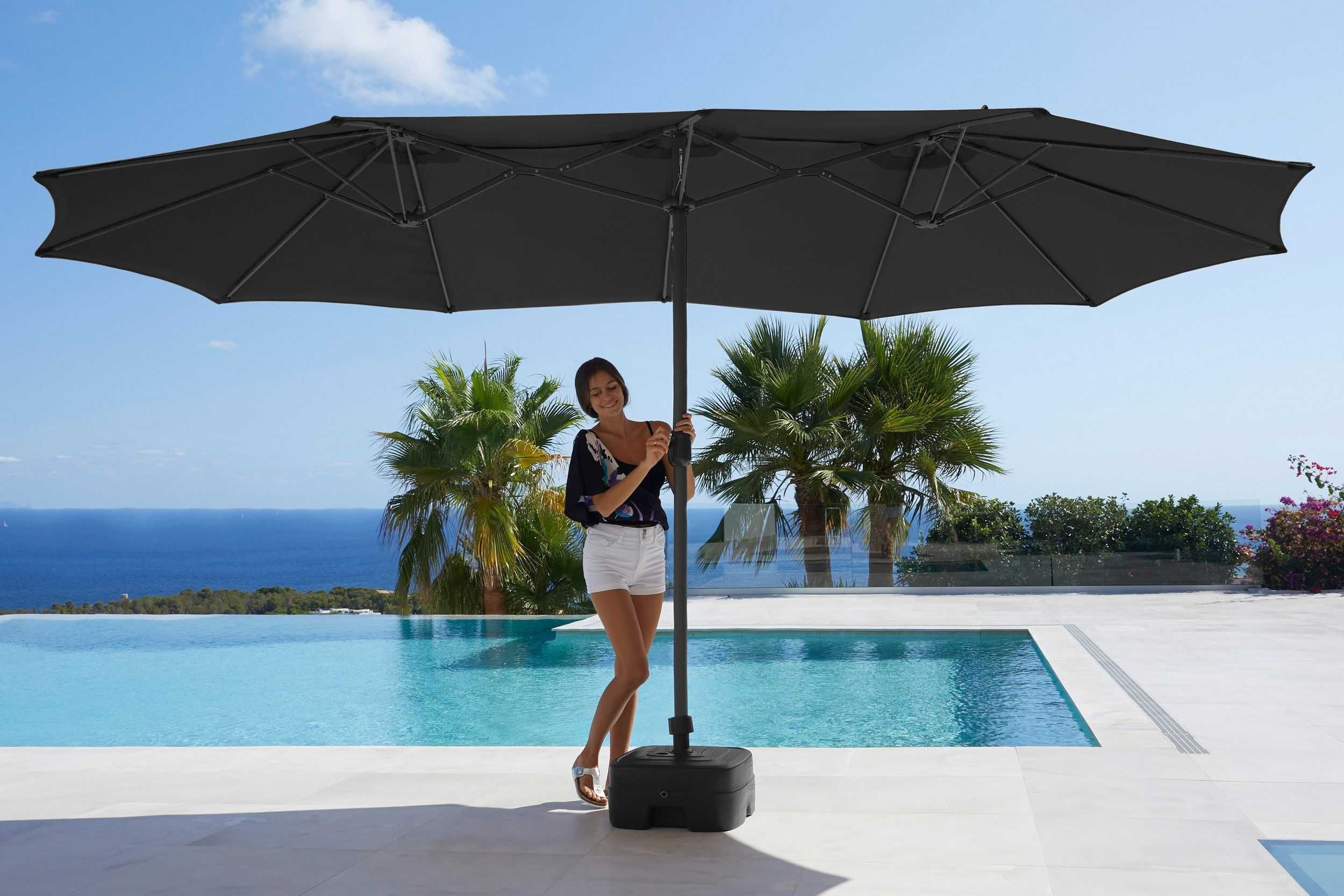 Parasol ogrodowy 460x250 cm