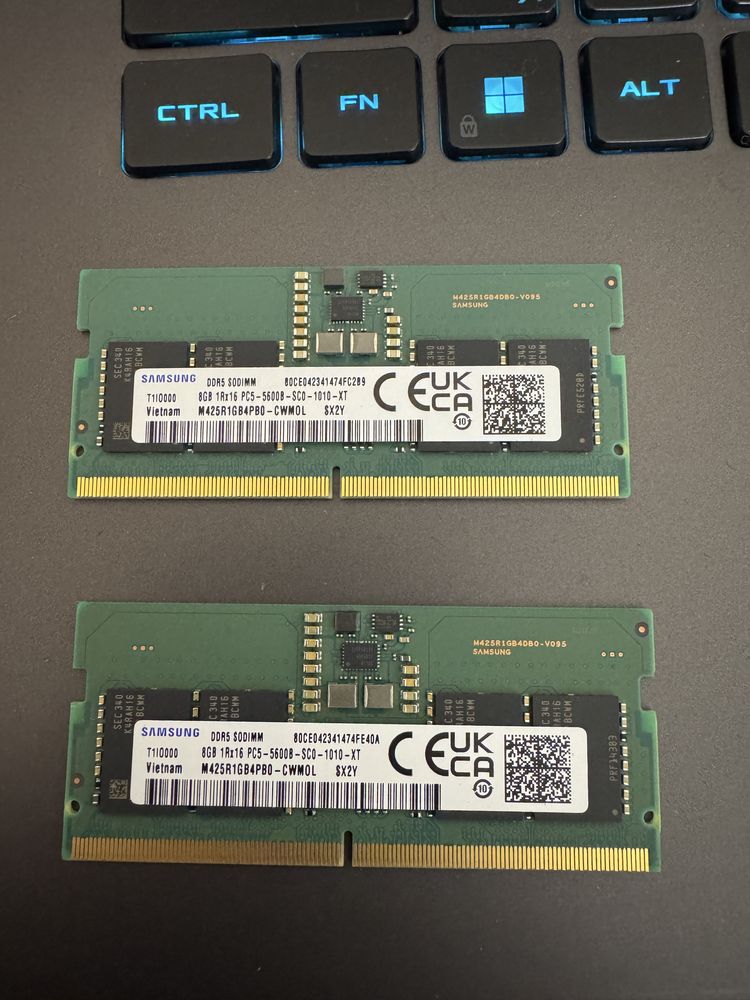 Оперативна память 16 GB DDR5 2х8GB SODIMM