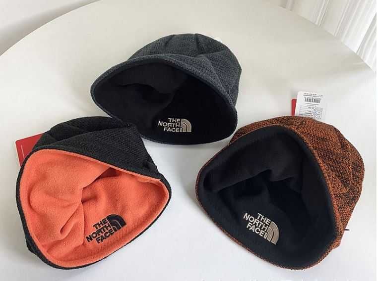 Двосторонні шапки на флісі The North Face оригінал