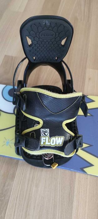 Deska snowboardowa snowboard dla dziecka Salomon 110 cm wiązania Flow