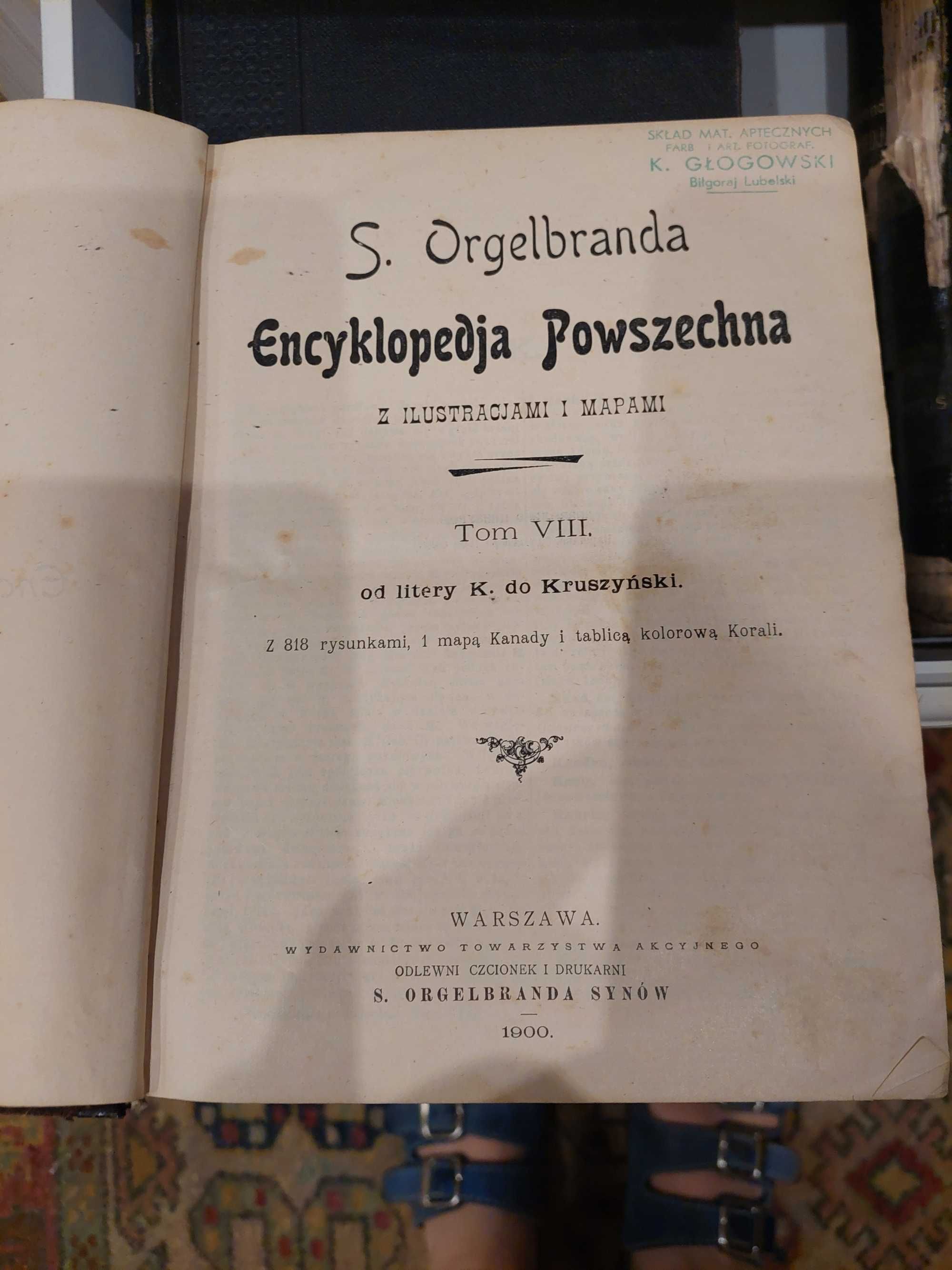 Stara Encyklopedia Powszechna 1900