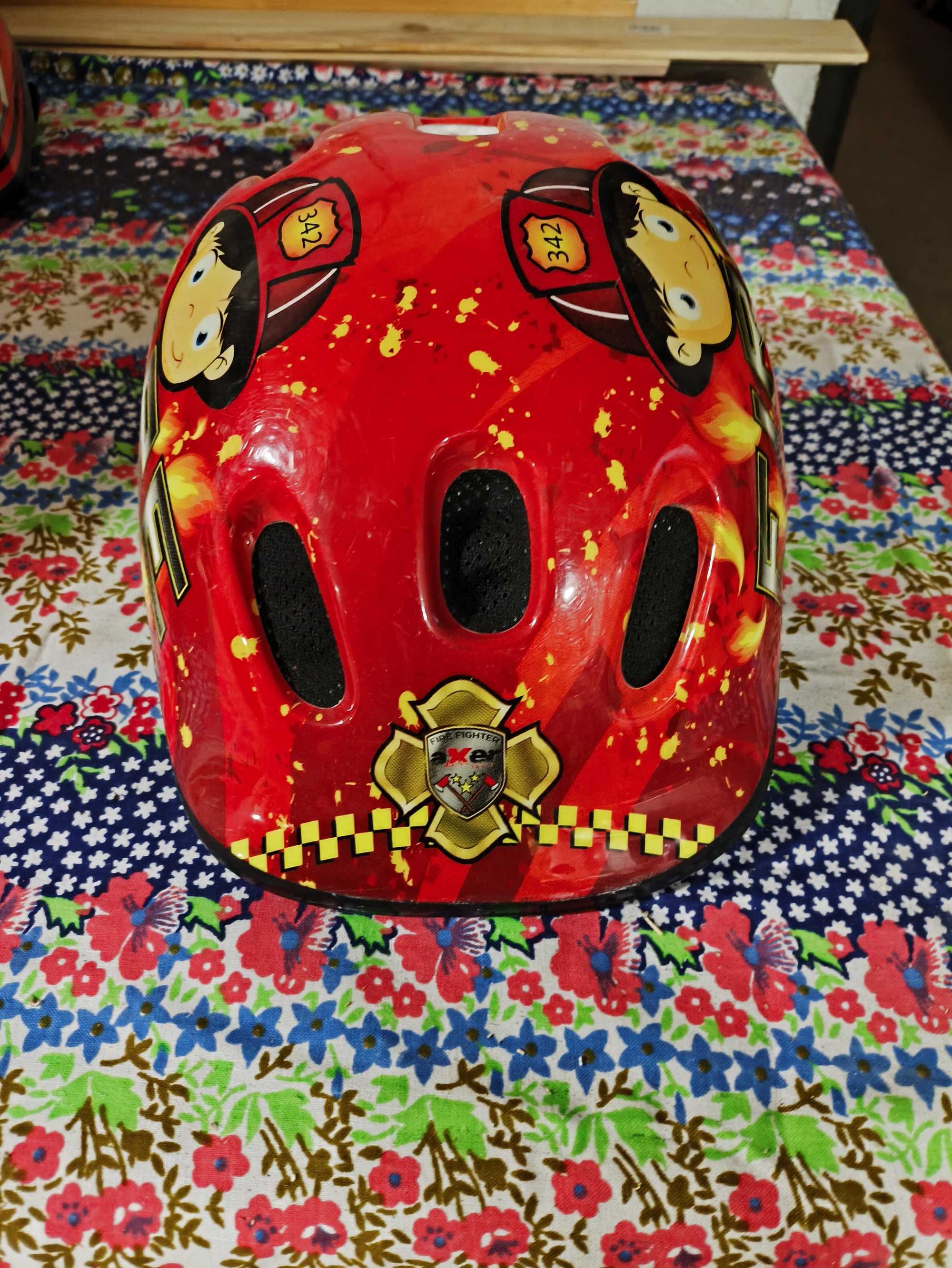 Kask rowerowy dla dzieci Strażak