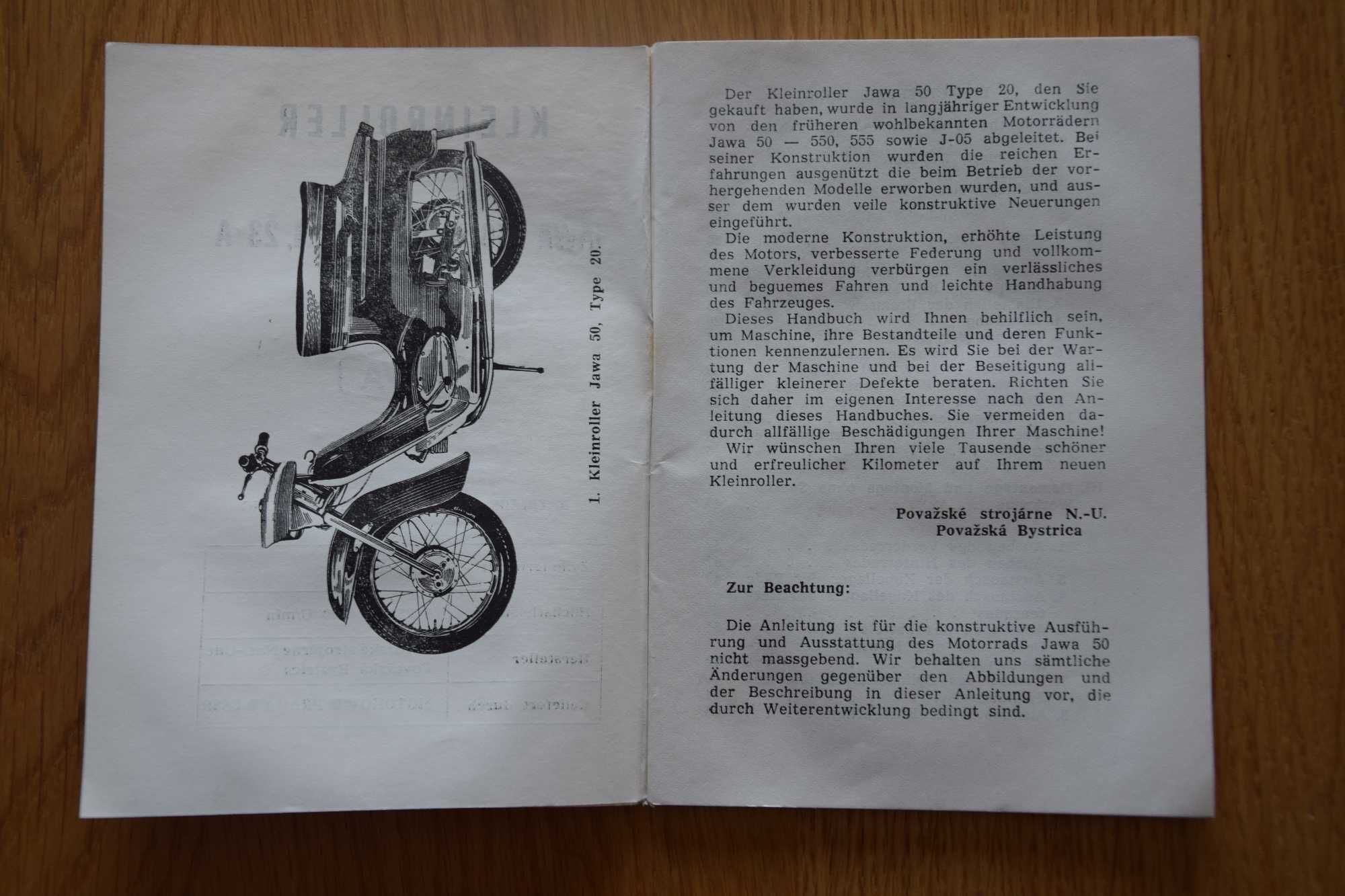 Instrukcja Katalog JAWA wsk shl wfm junak cz NIEMIECKA