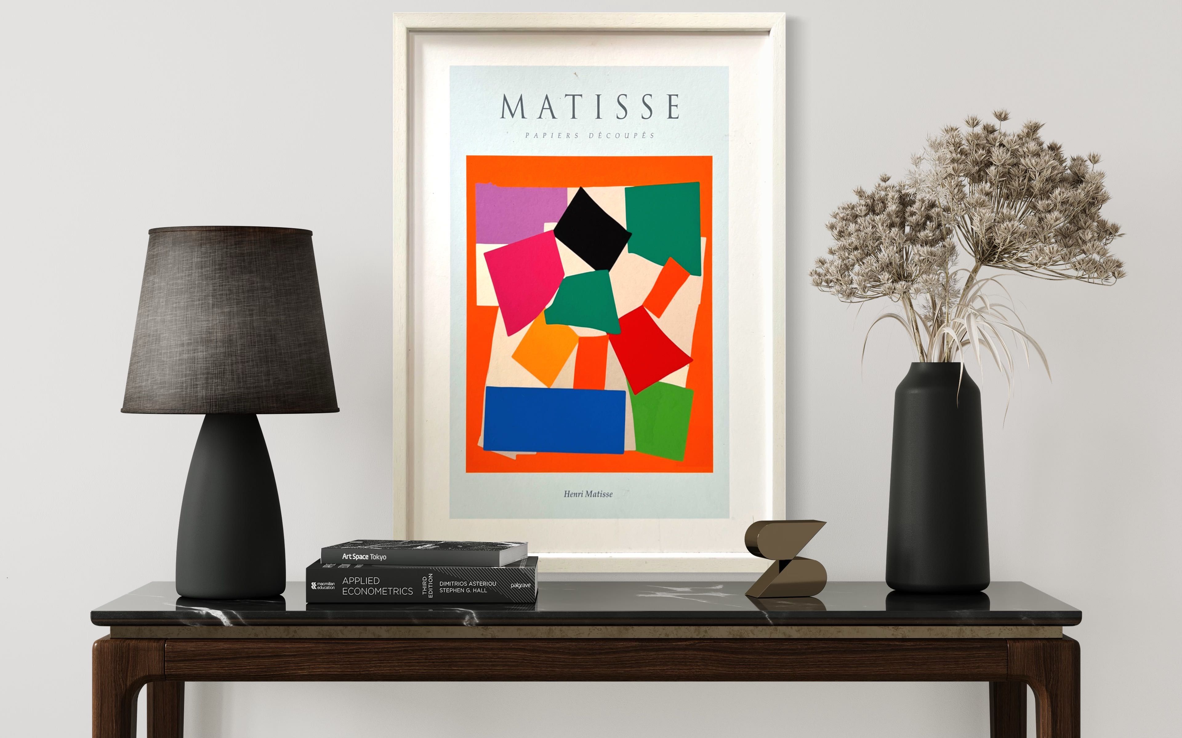 Obraz plakat biała rama Henri Matisse 52x42