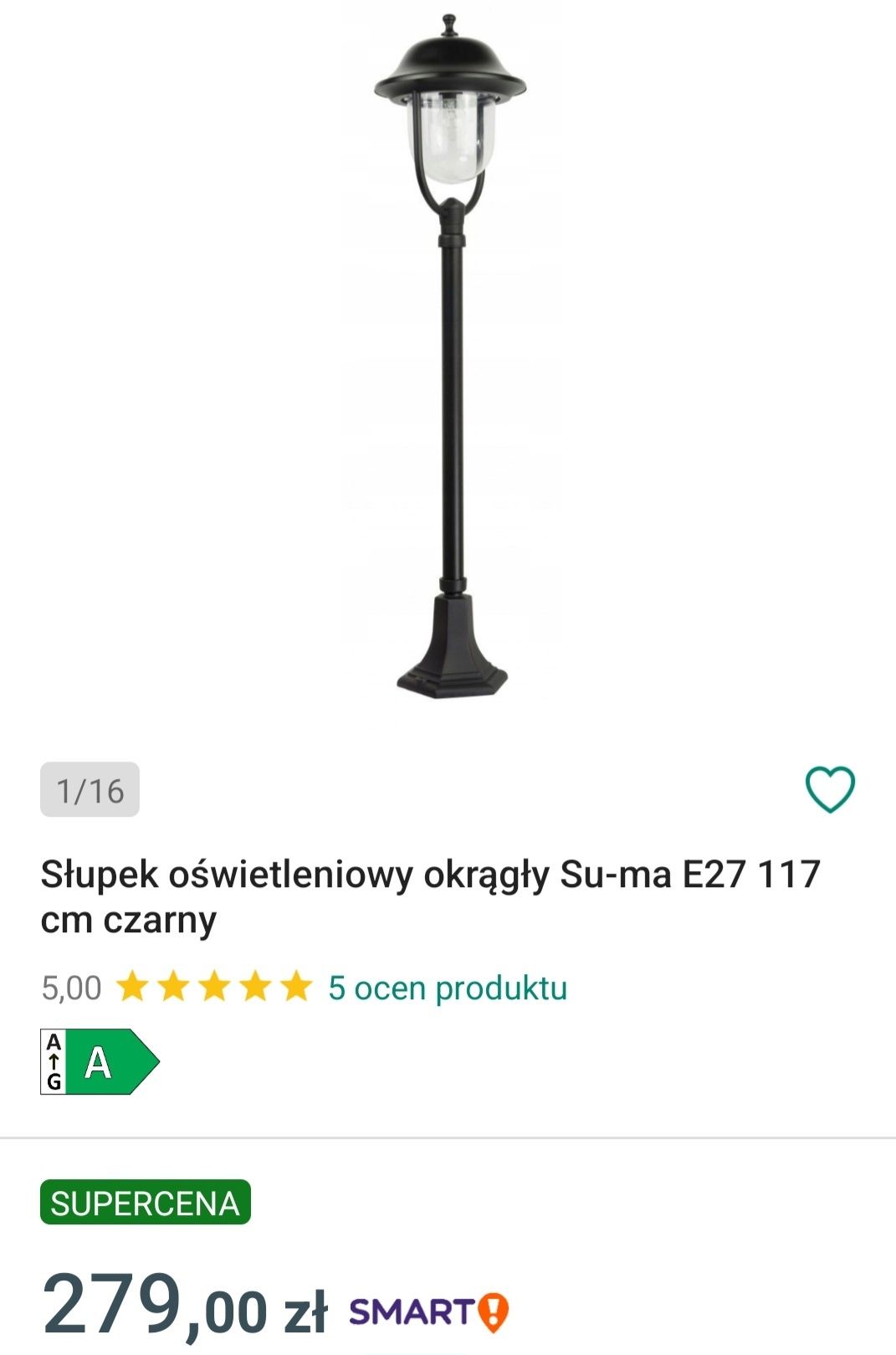 Slupek oświetleniowy lampa  ogród dom 10 szt.