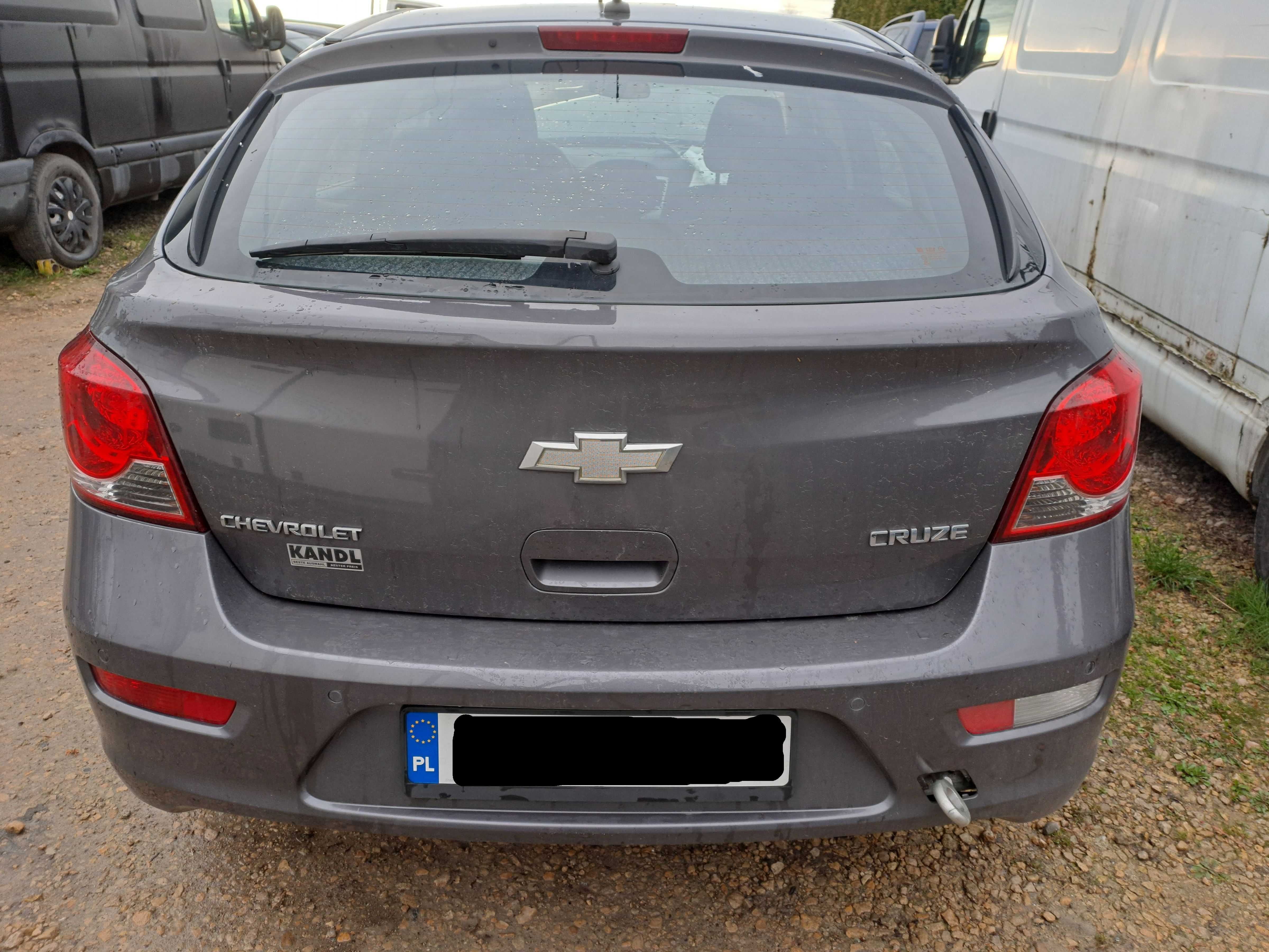 Chevrolet Cruze HB 5D 2.0 VCDi 163KM kod silnika LNP kod lakieru GQK