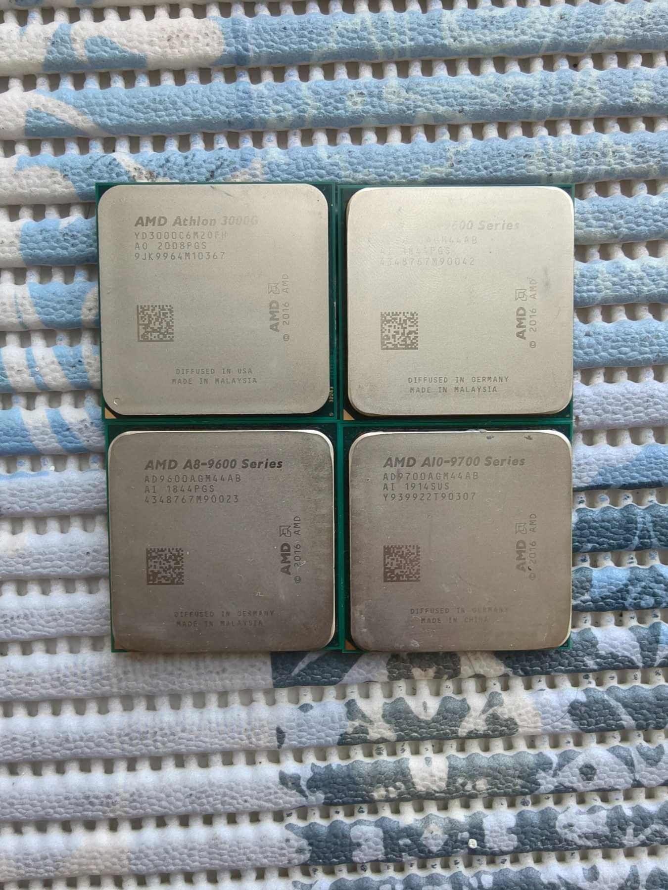 Процессори sАМ4! A8-9600 A10-9700 Athlon 3000G