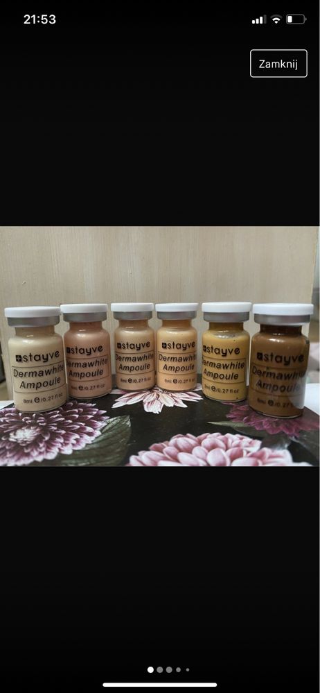 Ampulki stayve  dr.pen mezoterapia mikroiglowa meso bb glow