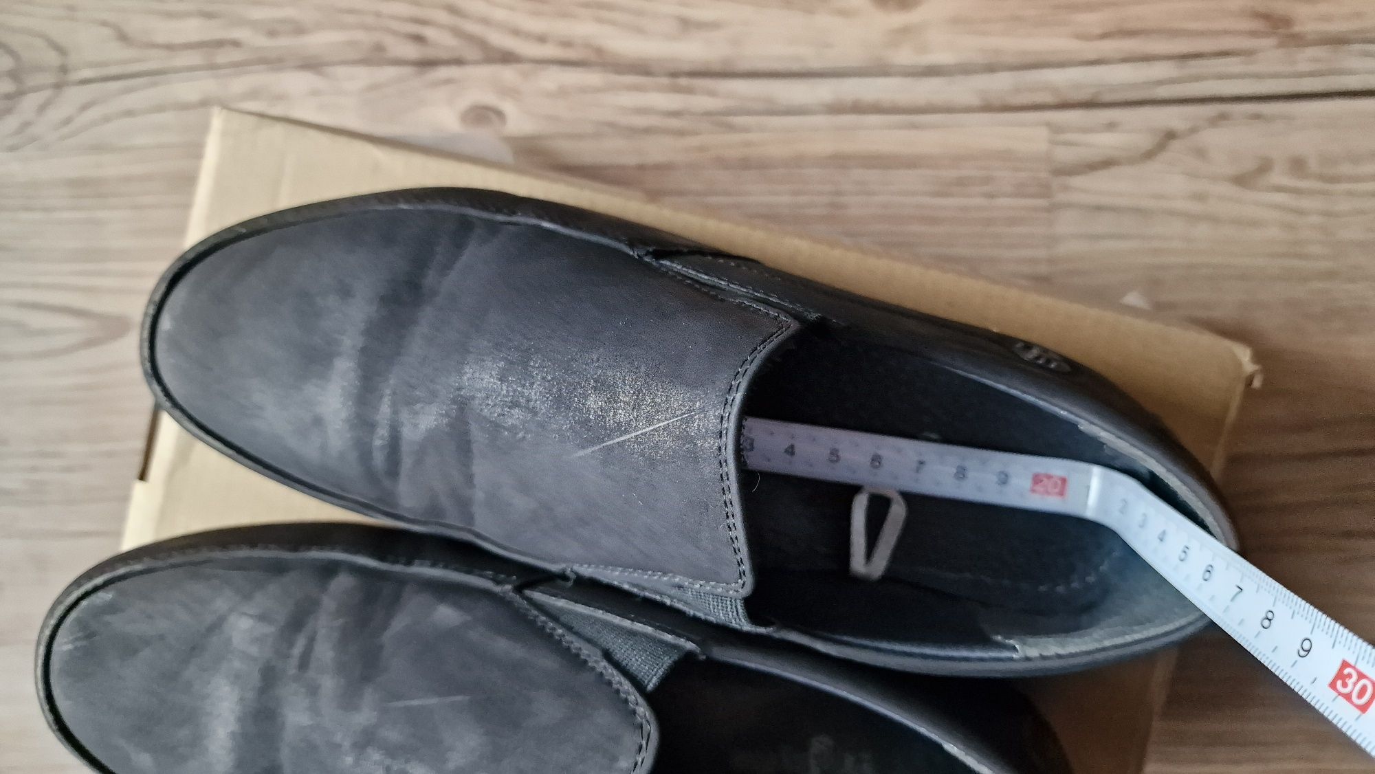 Buty chłopięce pantofle, do komunii skórzane r 35 dl 22cm Wojtylko