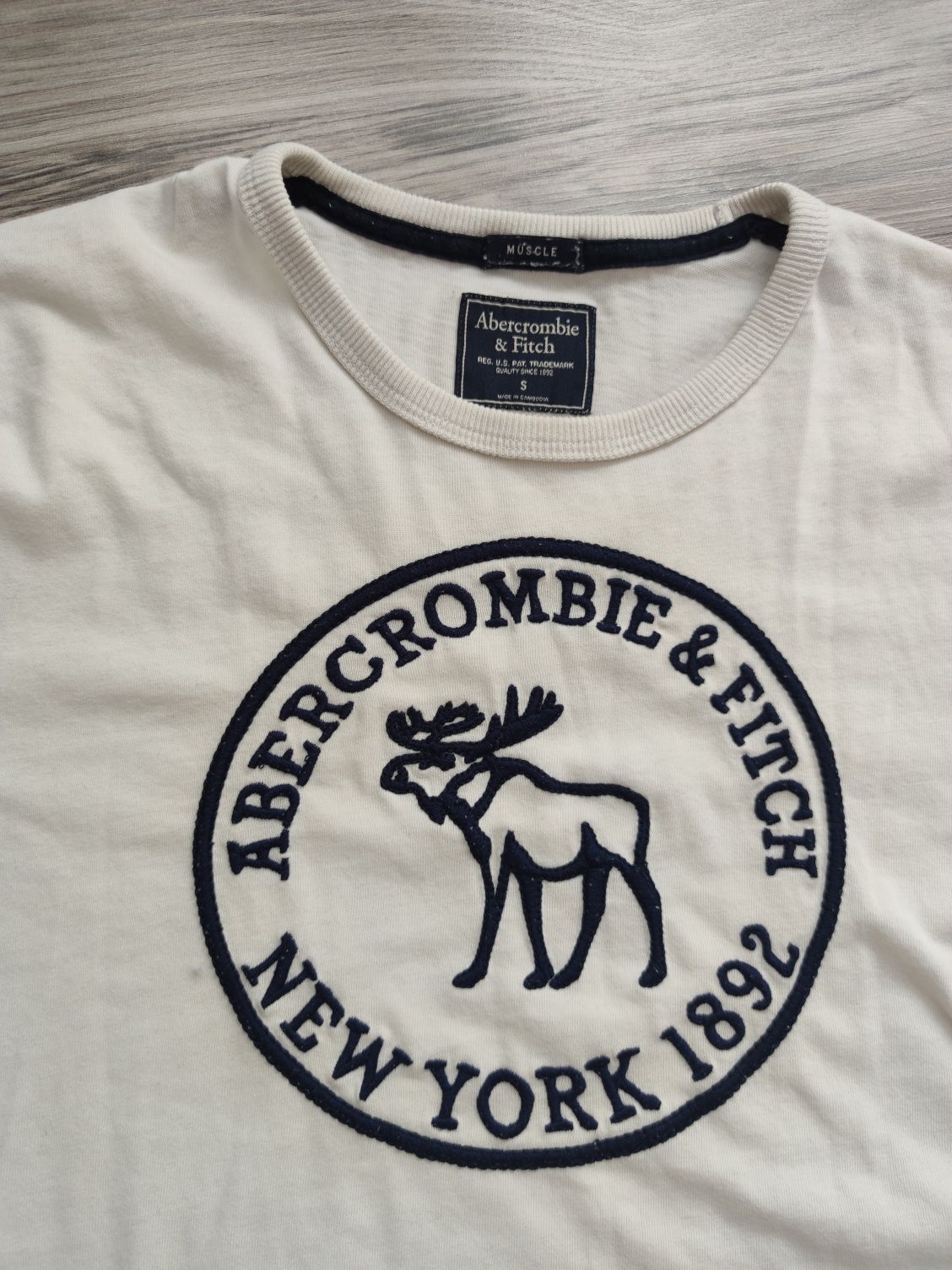 Abercrombie & fitch koszulka t-shirt męska S/M muscle