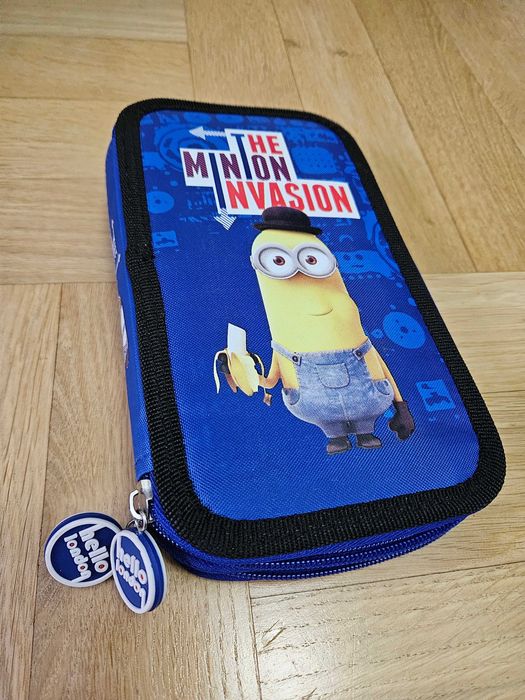 Nowy piórnik Minionki z zestawem kredek