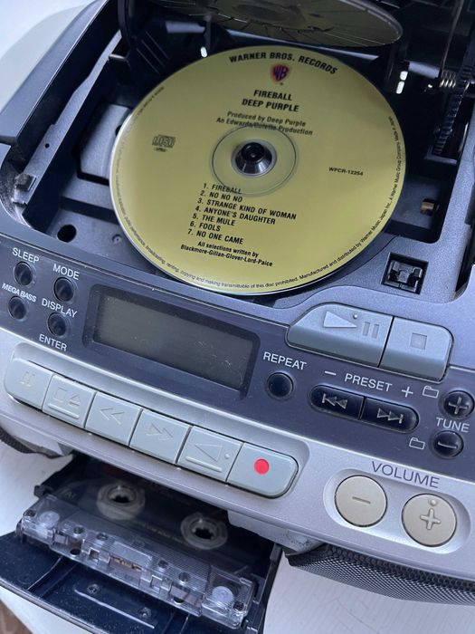 Магнітола Sony CFD-S03CP (CD/MP3, Radio, Cassette-corder)
