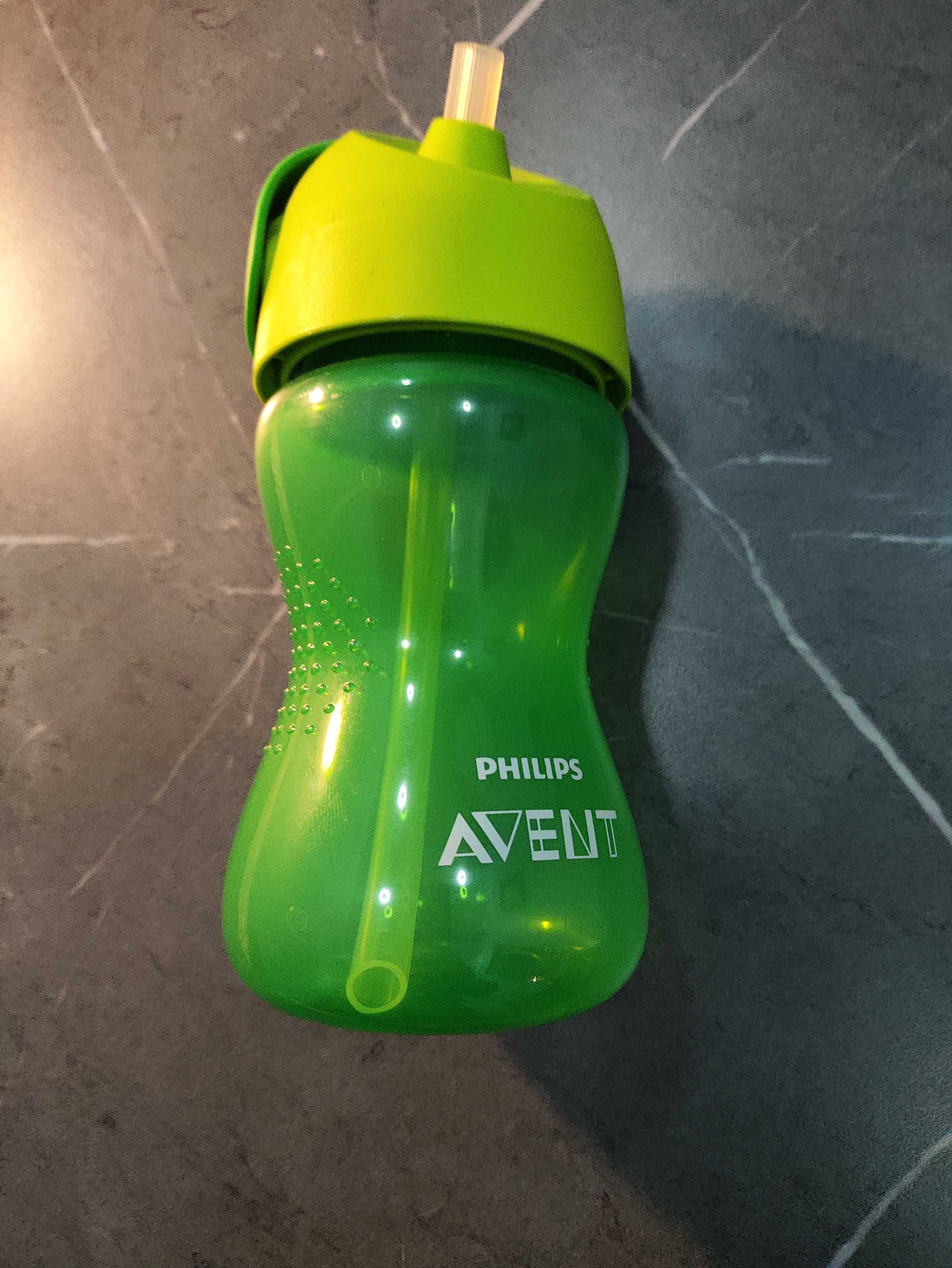Philips Avent Kubek niekapek z giętką słomką 300 ml SCF798/01 zielony